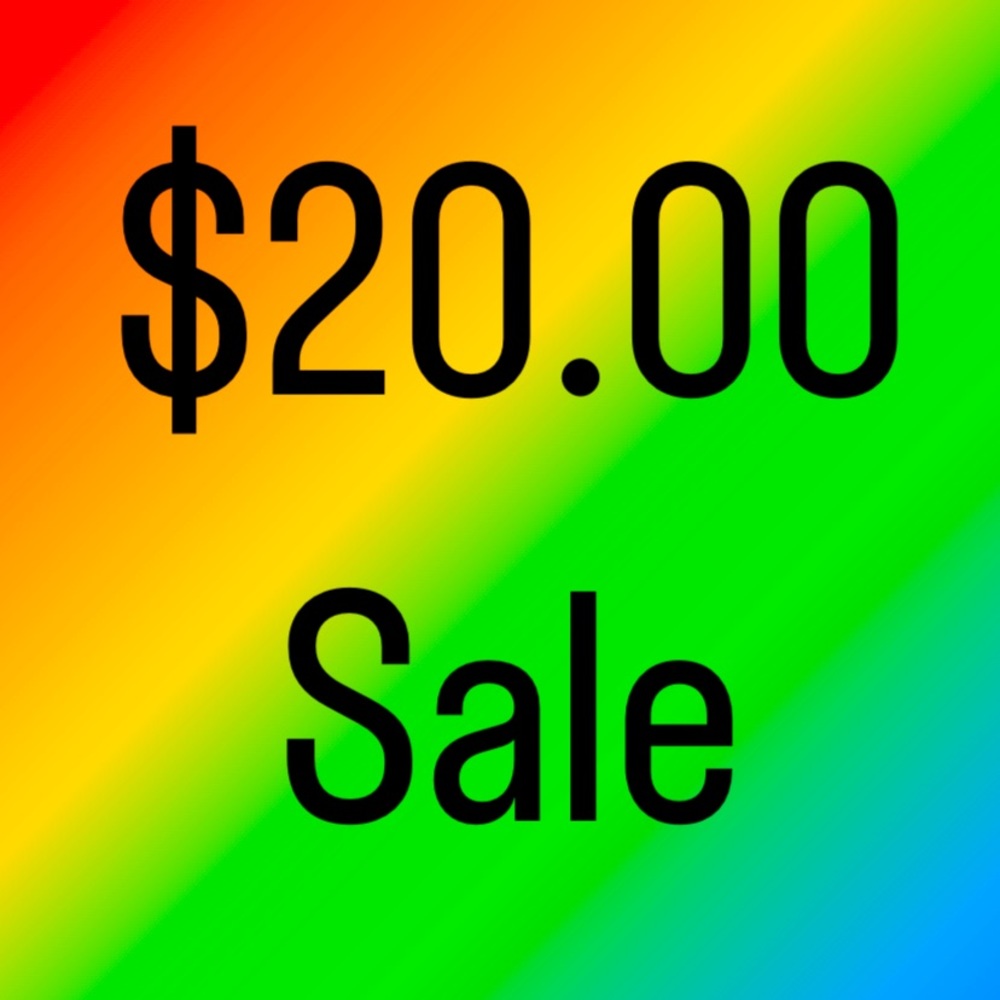 New & reduced items for $20 today! Happy Saturday😎